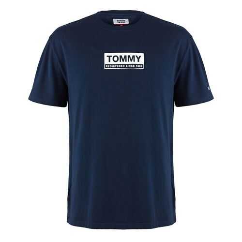 Футболка мужская Tommy Jeans DM0DM08364 C87 синяя M в Wildberries