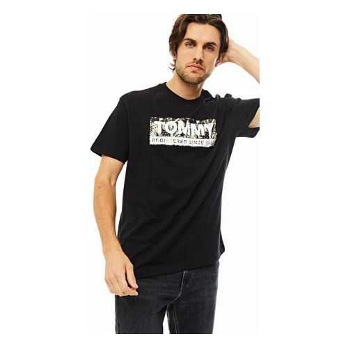 Футболка мужская Tommy Jeans DM0DM08671 BDS черная S в Wildberries