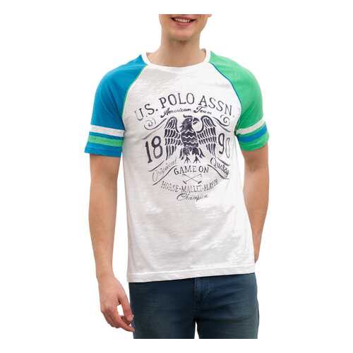 Футболка мужская U.S. POLO Assn. G081SZ0110MOMENT белая S в Wildberries