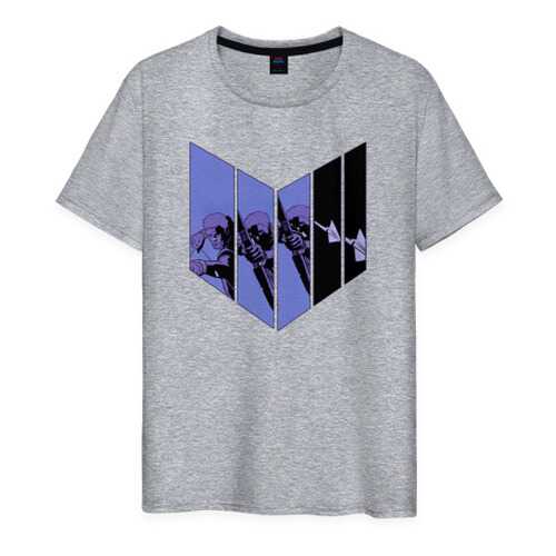Футболка мужская ВсеМайки 1780439 серая XXXL в Wildberries
