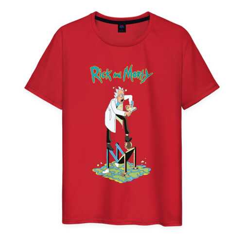 Футболка мужская ВсеМайки 1952825 красная S в Wildberries