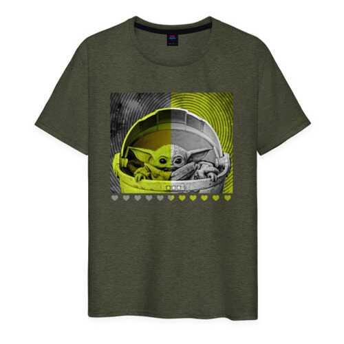 Футболка мужская ВсеМайки 2147267 хаки XXXL в Wildberries