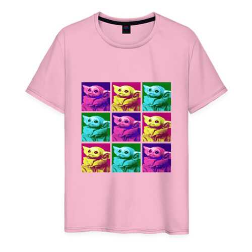 Футболка мужская ВсеМайки 2147271 розовая XXXL в Wildberries