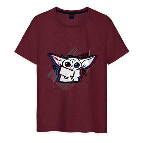 Футболка мужская ВсеМайки 2147273 бордовая XS в Wildberries