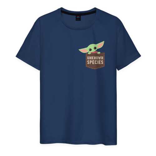 Футболка мужская ВсеМайки 2147277 синяя XXL в Wildberries