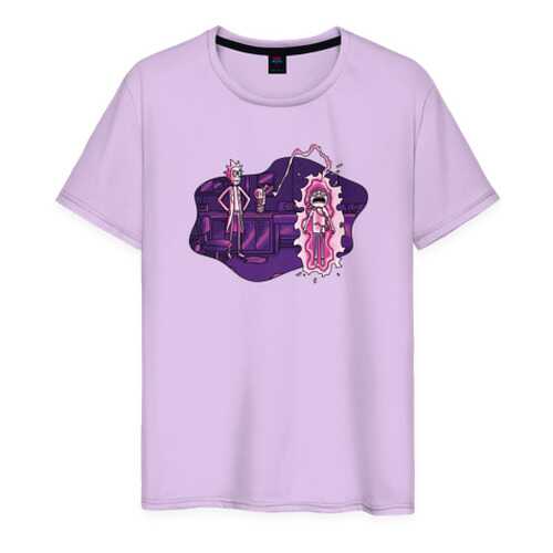 Футболка мужская ВсеМайки 2460881 голубая L в Wildberries
