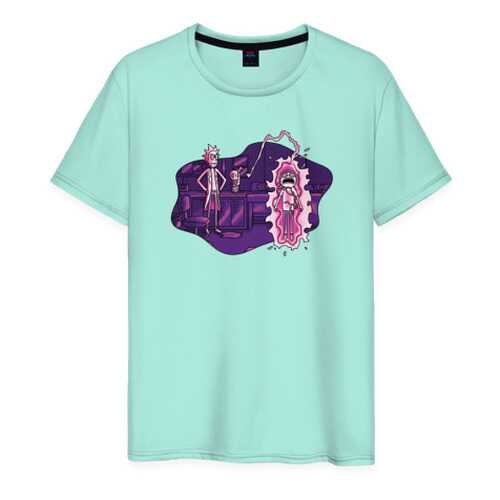 Футболка мужская ВсеМайки 2460881 зеленая XXL в Wildberries