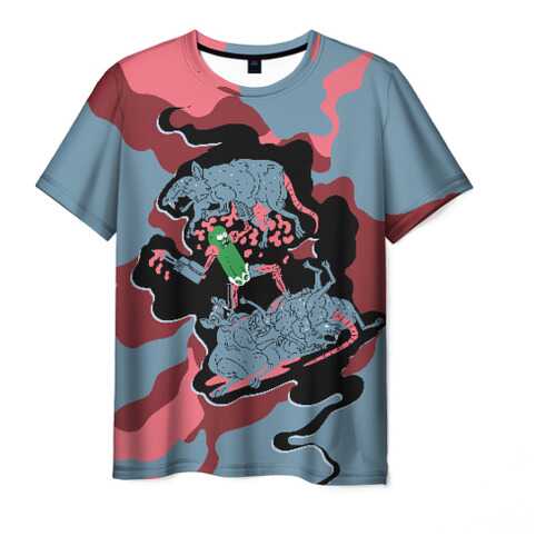 Футболка мужская ВсеМайки Pickle man and rats разноцветная 4XL в Wildberries