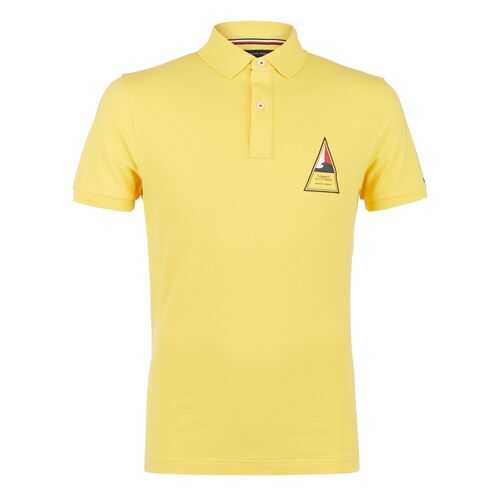 Футболка-поло мужская Tommy Hilfiger MW0MW13542 желтая S в Wildberries