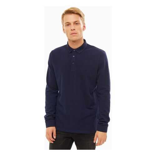 Футболка Поло мужская Wrangler синяя в Wildberries