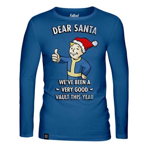 Лонгслив мужской Good Loot Fallout X-mas синий M в Wildberries