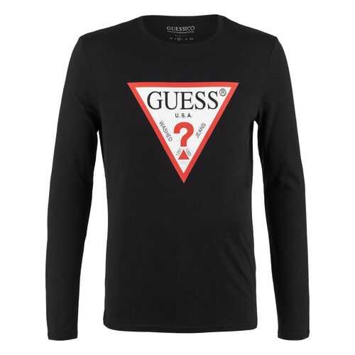 Лонгслив мужской Guess M0YI31-I3Z11 черный XL в Wildberries