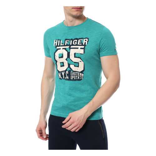Поло мужское TOMMY HILFIGER .0887827959 341 зеленое S в Wildberries