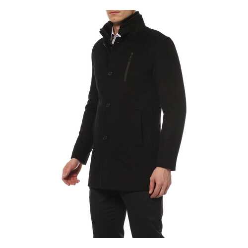 Пальто мужское CARAVAN WOOL БУРСА черное 52 RU в Wildberries