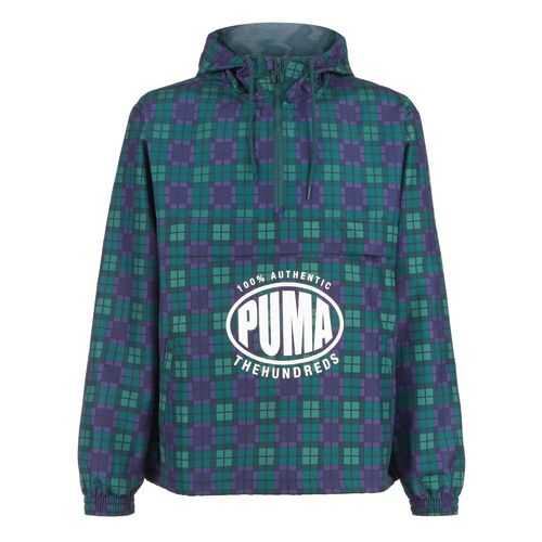 Ветровка мужская PUMA 59674602 зеленая M в Wildberries