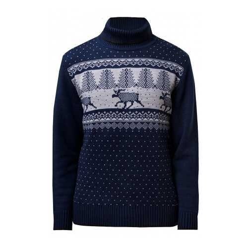 Джемпер мужской Finn-Flare W19-42106 синий L в Wildberries