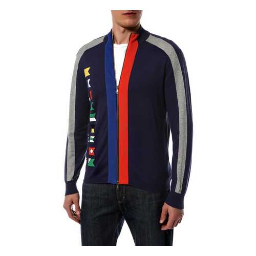 Кардиган мужской JC de Castelbajac JJUK/3121/801017 синий 52 FR в Wildberries