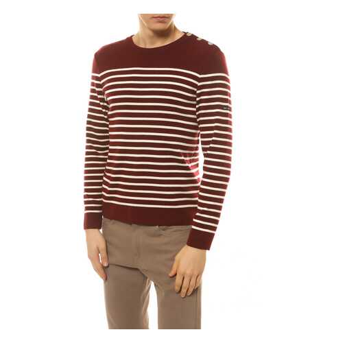 Пуловер мужской Saint James 8696 красный 48 FR в Wildberries
