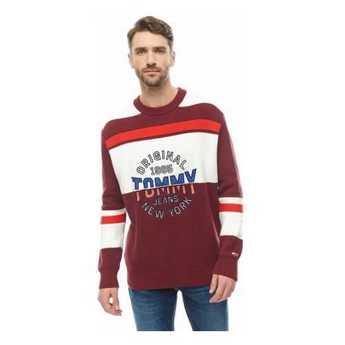 Свитер мужской Tommy Jeans DM0DM06992 0EH красный M в Wildberries