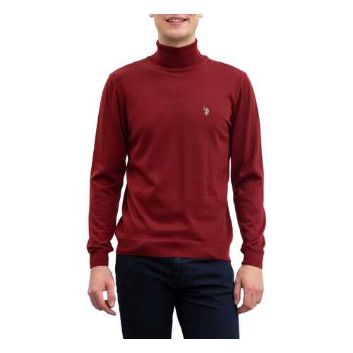 Водолазка мужская U.S. POLO Assn. G081SZ0TK0TH04-BSK9 красная L в Wildberries