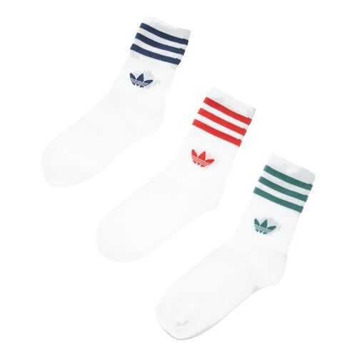 Набор носков мужских adidas Originals FM063 белых 35-38 DE в Wildberries