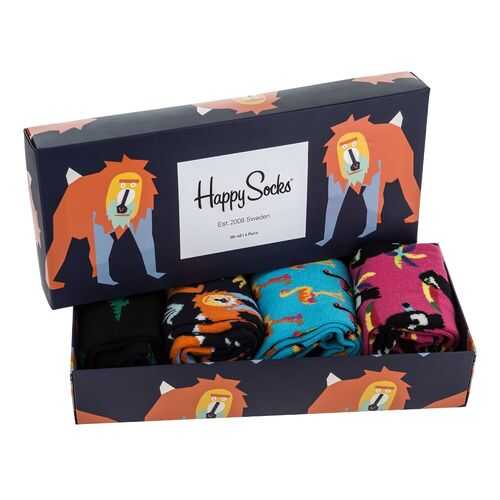 Набор носков мужских Happy Socks XANI09 голубых 41-46 EU в Wildberries