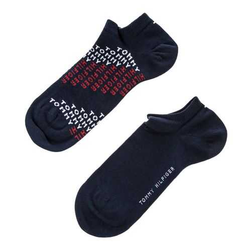 Набор носков мужских Tommy Hilfiger 320228001 синих 43-46 US в Wildberries