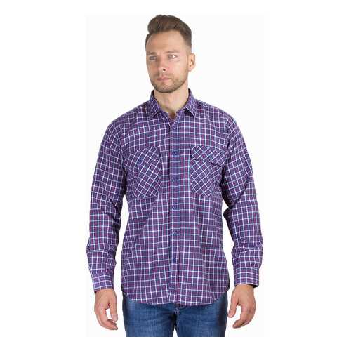 Рубашка мужская Dairos GD81100374 синяя 2XL в Wildberries