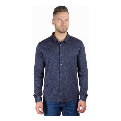 Рубашка мужская DAIROS GD81100388 синяя 4XL в Wildberries