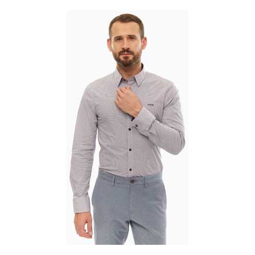 Рубашка мужская Guess M93H41-W8BX0-PTW7 белая/красная/синяя XXL в Wildberries