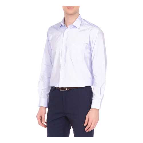 Рубашка мужская KarFlorens 7149-01 голубая XL в Wildberries