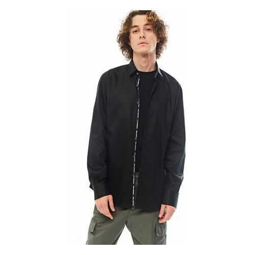 Рубашка мужская Karl Lagerfeld 605103501699 черная 41 FR в Wildberries