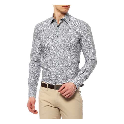 Рубашка мужская LAGERFELD 67608 60 синяя 40 DE в Wildberries