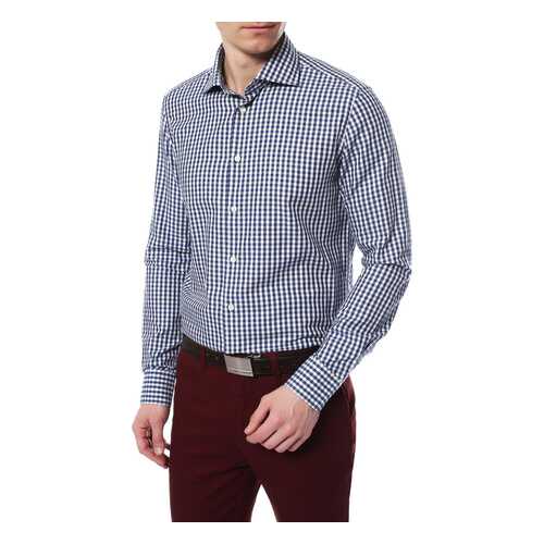 Рубашка мужская ROSSI RS0013 (BAG47A7U GRIZ34) белая 43 IT в Wildberries