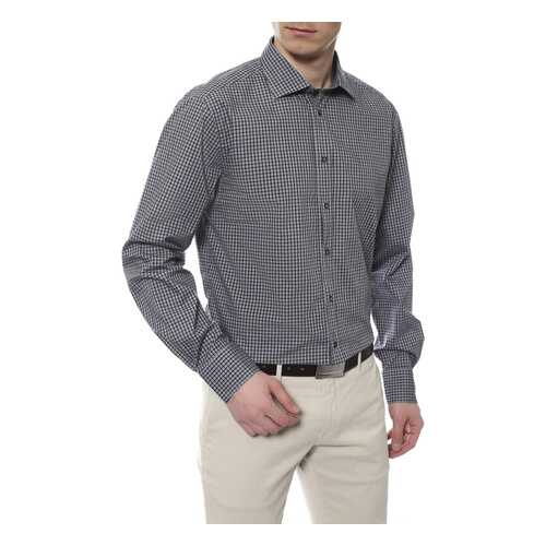 Рубашка мужская SEVENTY 5013972 серая 45 IT в Wildberries