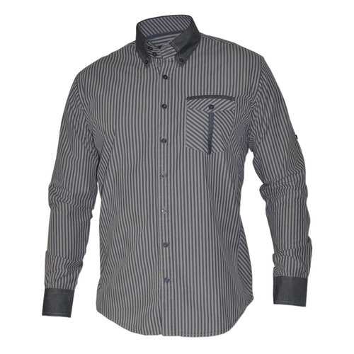 Рубашка мужская Styler 21-146 серая XL в Wildberries