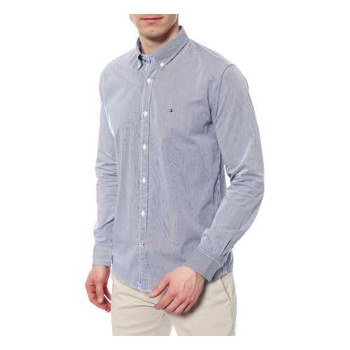 Рубашка мужская TOMMY HILFIGER .0887820622 472 голубая M в Wildberries