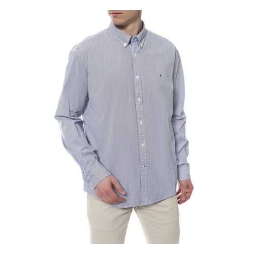 Рубашка мужская TOMMY HILFIGER .0887820622 472 голубая S в Wildberries