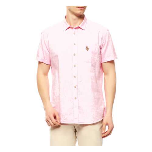 Рубашка мужская U.S. POLO ASSN. G081SZ0040ELFY18Y розовая XS в Wildberries