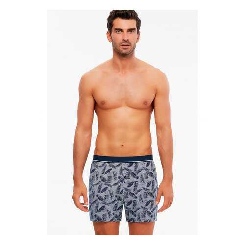 Боксеры мужские Kom 44BX85051 PALM BOXER синие M в Wildberries