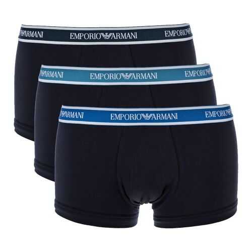 Набор боксеров мужской Emporio Armani 111357 0P717 синий XL в Wildberries