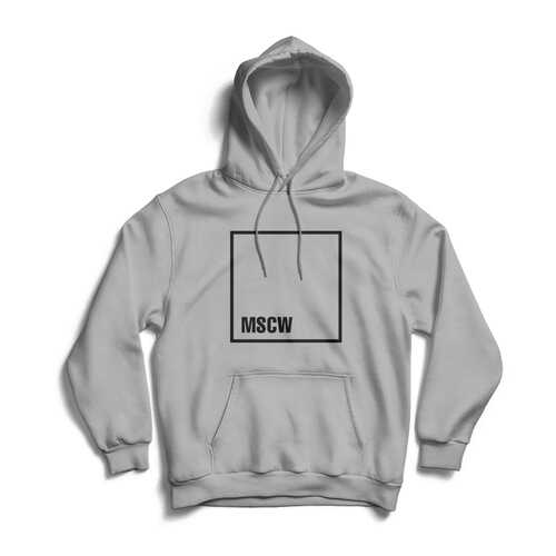 Худи унисекс ЕстьНюанс Москва серое XXXL в Wildberries