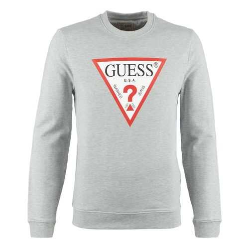 Свитшот мужской Guess M0YQ37-K7ON0 серый M в Wildberries