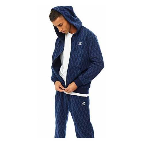 Толстовка мужская adidas Originals FM3409 синяя M в Wildberries