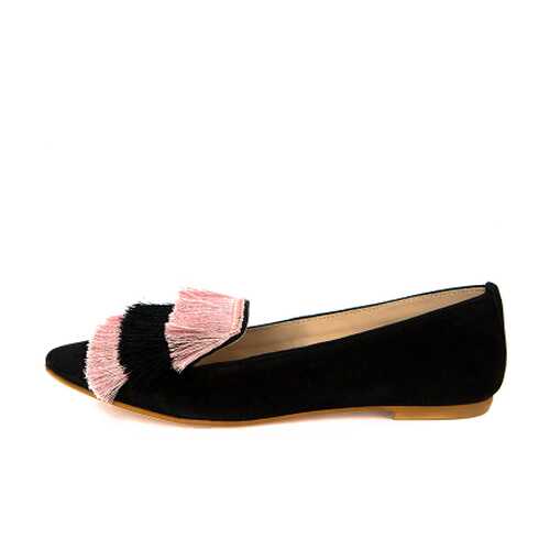 Балетки женские Just Couture 81931 черные 38 RU в Wildberries