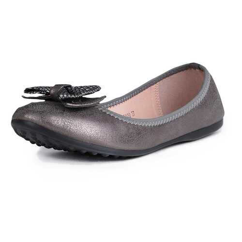 Балетки женские T.Taccardi 299-8AK серые 38 RU в Wildberries