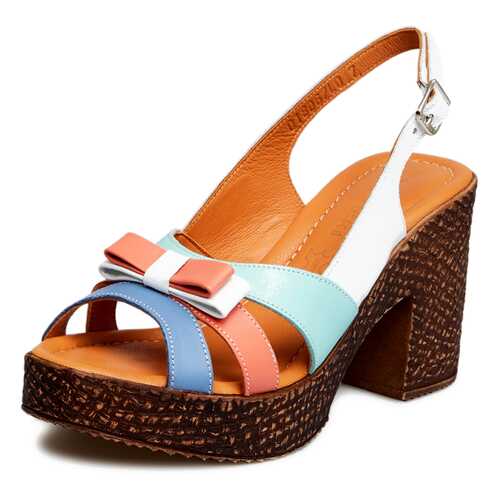 Босоножки женские Alessio Nesca 018067L0 разноцветные 37 RU в Wildberries