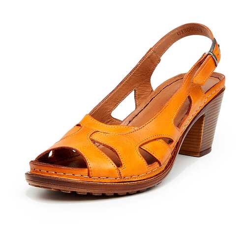 Босоножки женские Alessio Nesca 01806BK0 оранжевые 40 RU в Wildberries