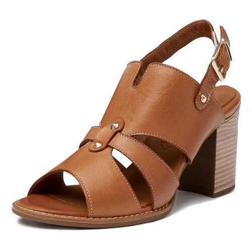 Босоножки женские Pierre Cardin TR-MN-45-1052 коричневые 37 RU в Wildberries