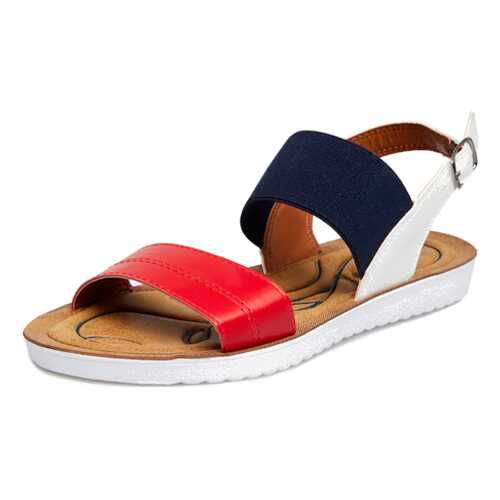 Босоножки женские T.Taccardi 01906060 синие/красные 39 RU в Wildberries